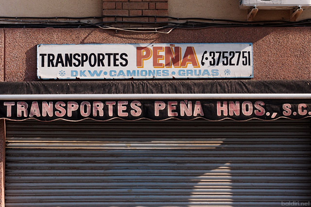 baldiri : transportes peña