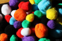 baldiri : coloured cotton balls