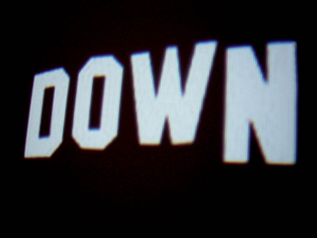 down