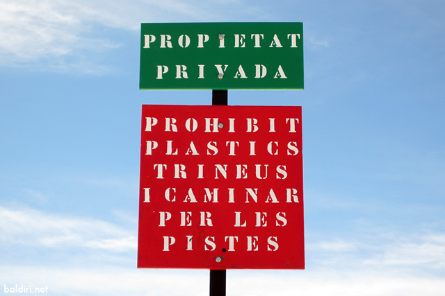 baldiri : propietat privada